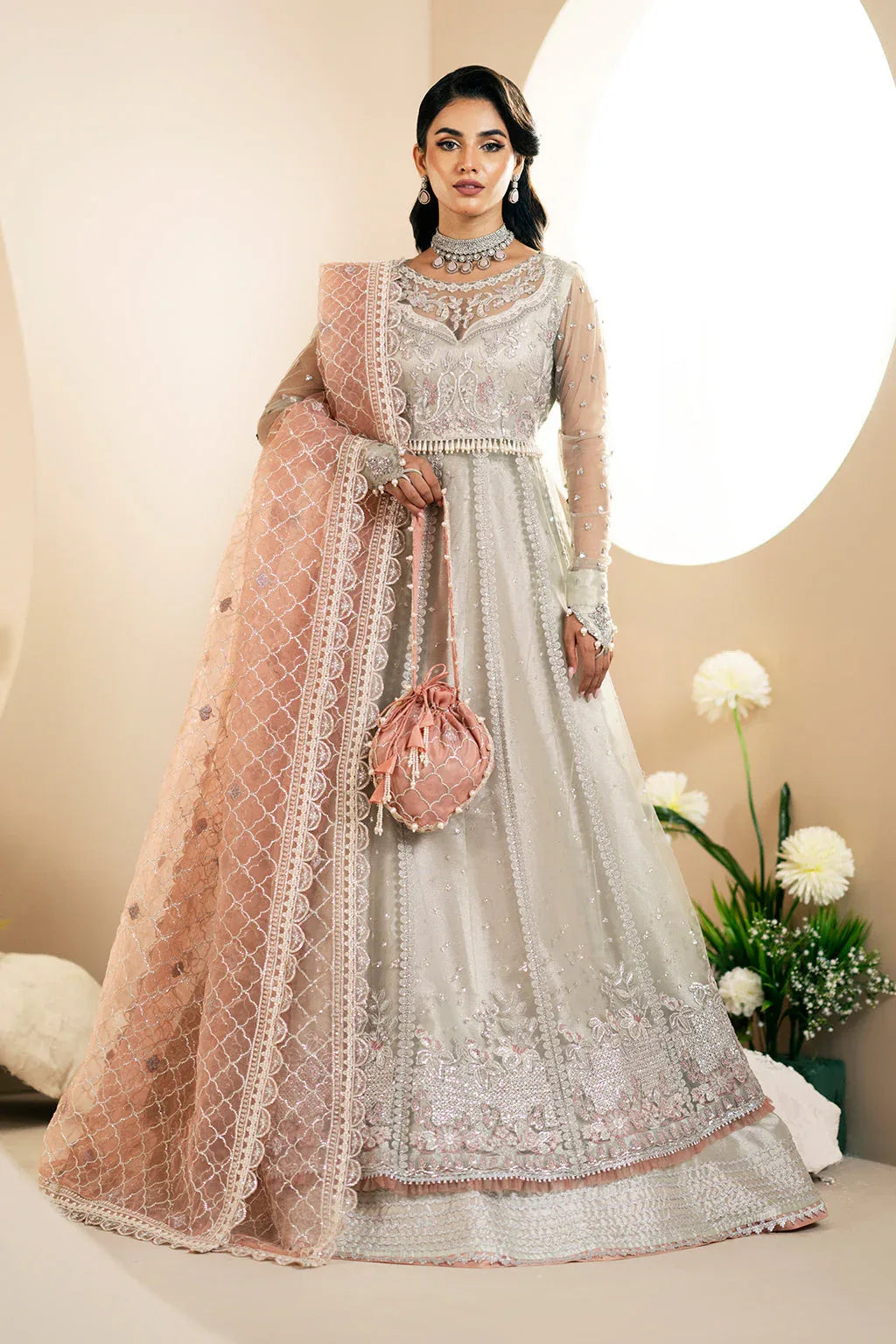 AJR Couture | Festive Formals 24 | Magnolia - Aqsa Fabrics