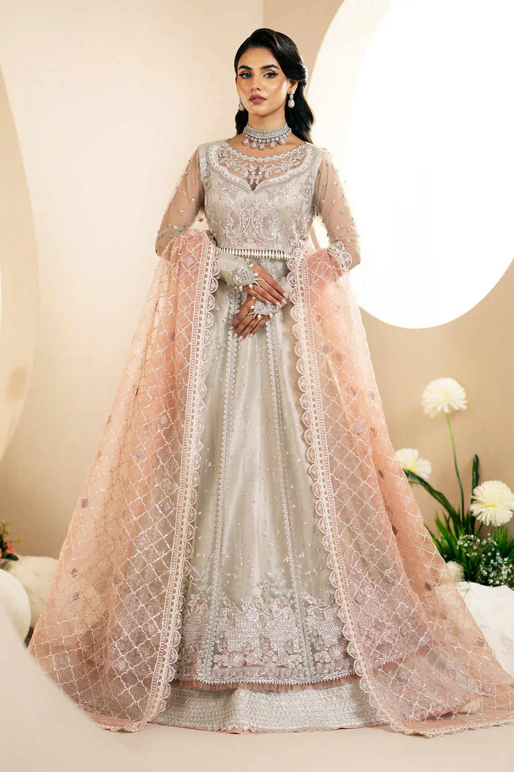 AJR Couture | Festive Formals 24 | Magnolia - Aqsa Fabrics