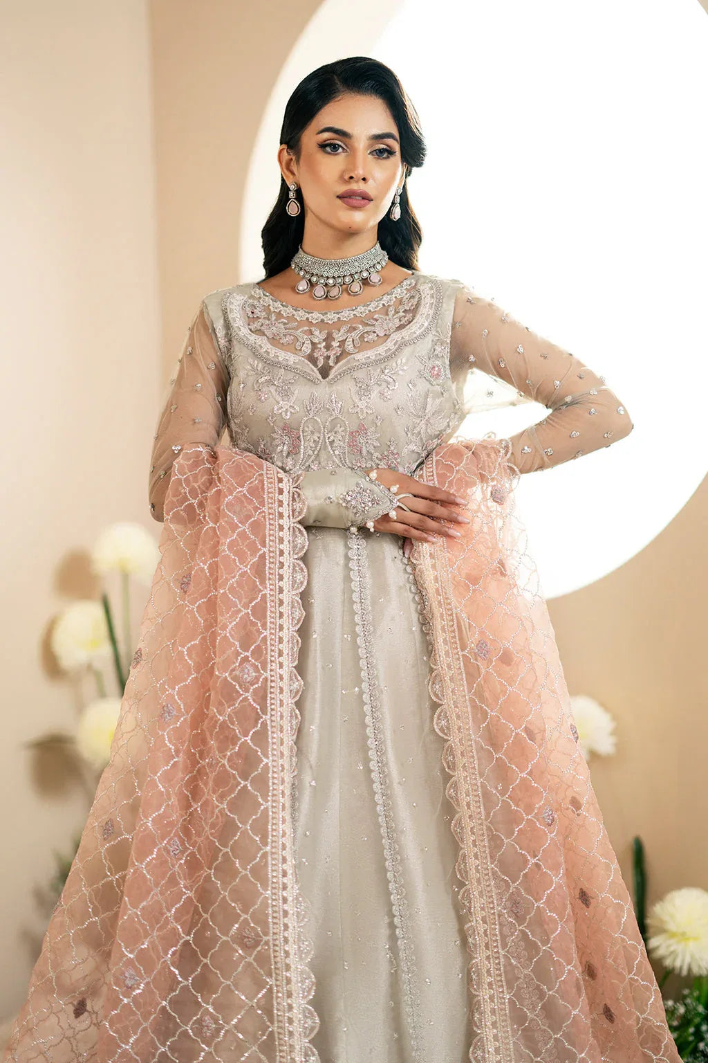 AJR Couture | Festive Formals 24 | Magnolia - Aqsa Fabrics