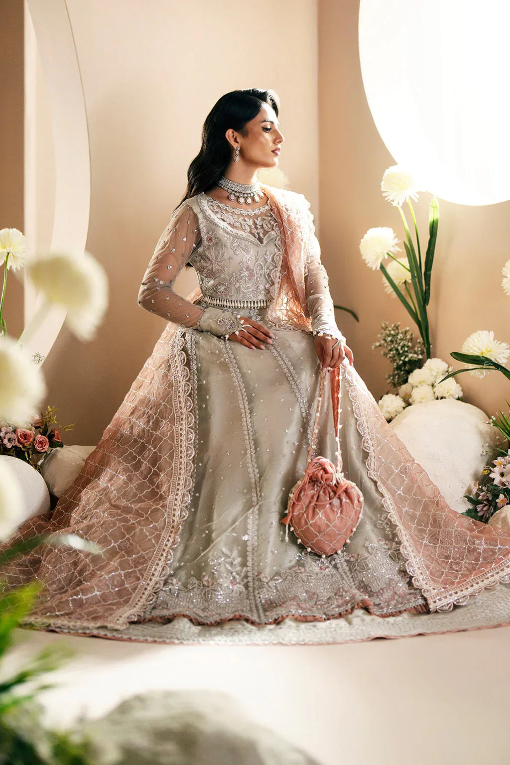 AJR Couture | Festive Formals 24 | Magnolia - Aqsa Fabrics