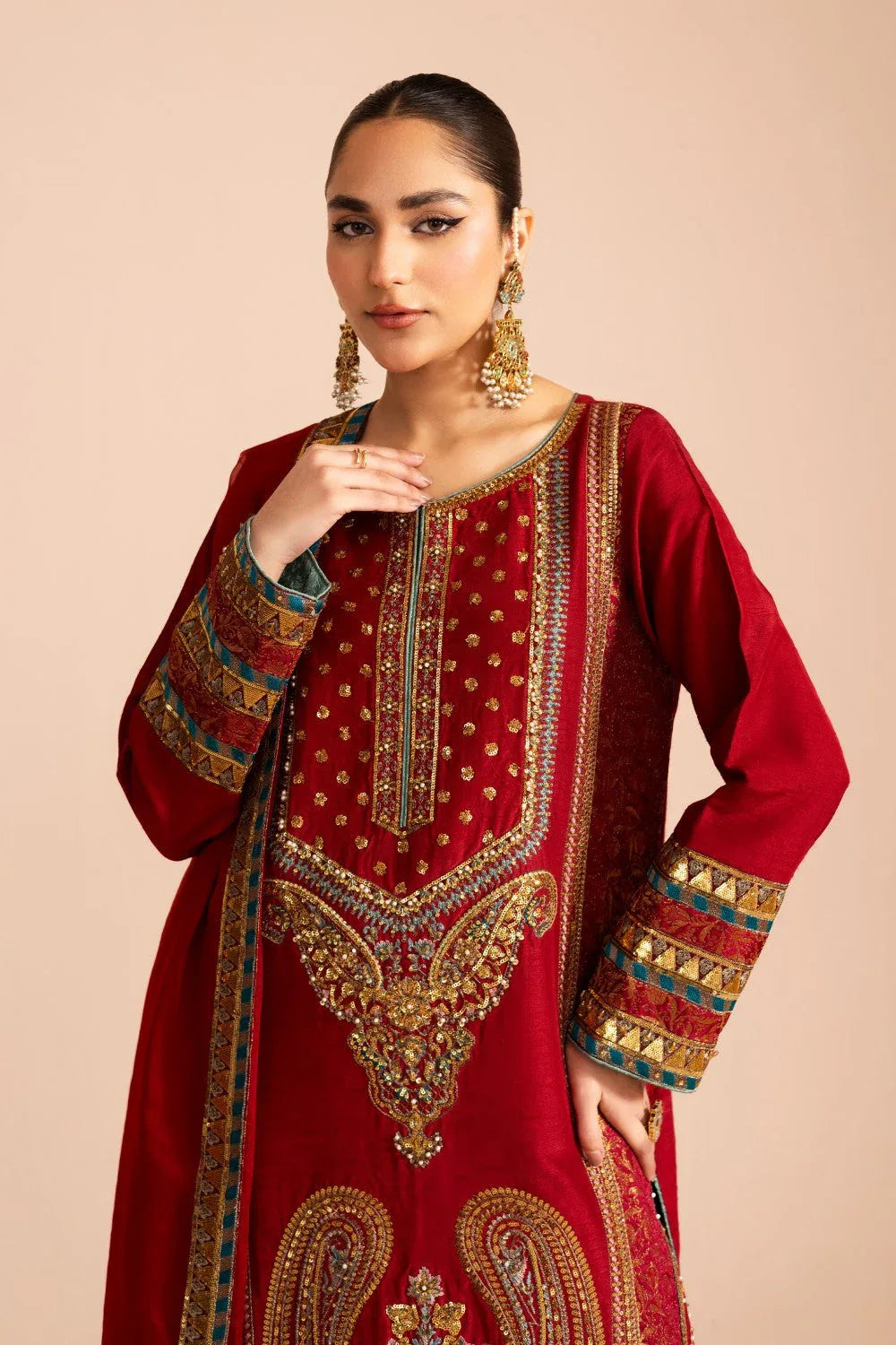 Maryum N Maria | Iris Formals | DILREET - Aqsa Fabrics