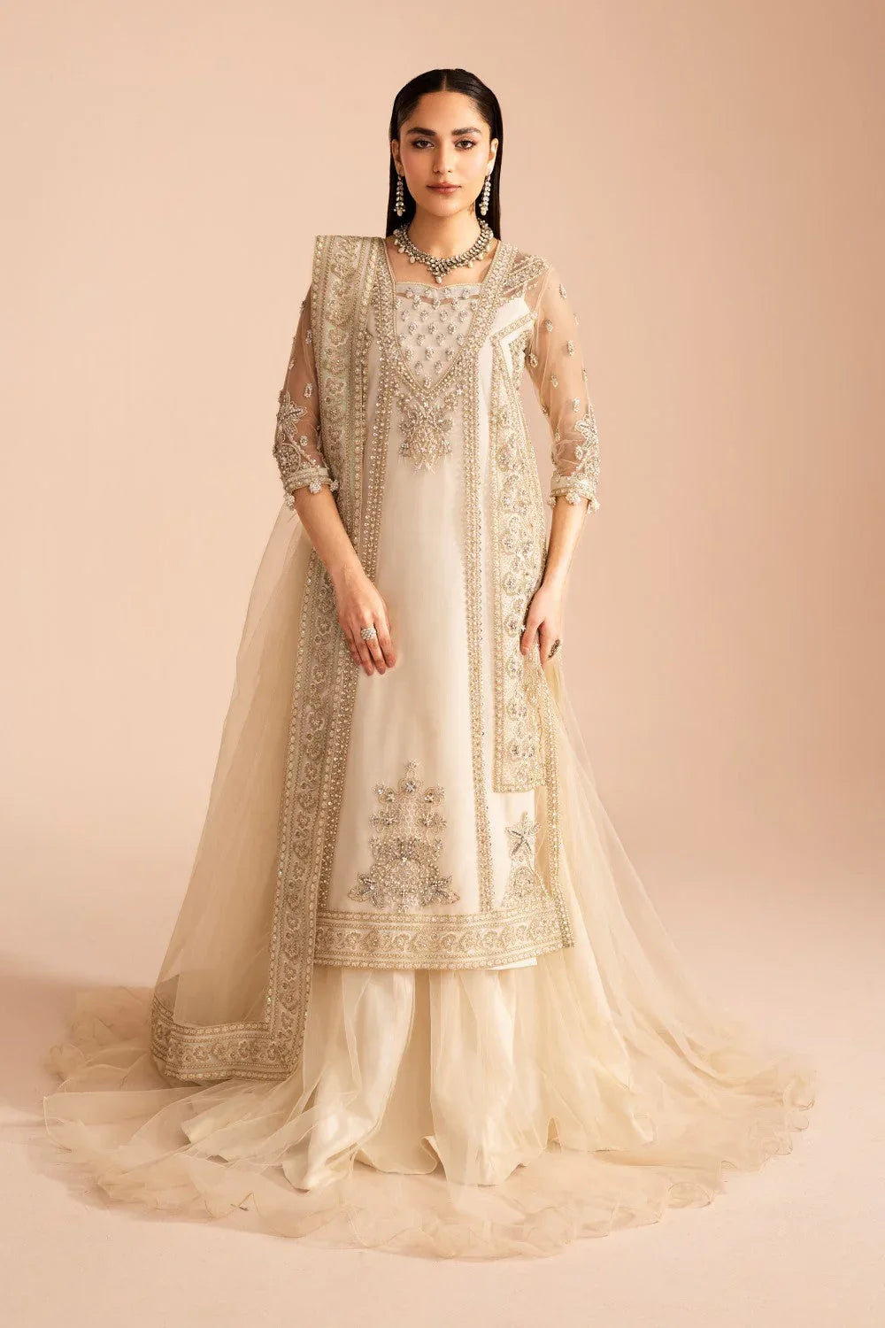 Maryum N Maria | Iris Formals | PREET - MW40007 - Aqsa Fabrics
