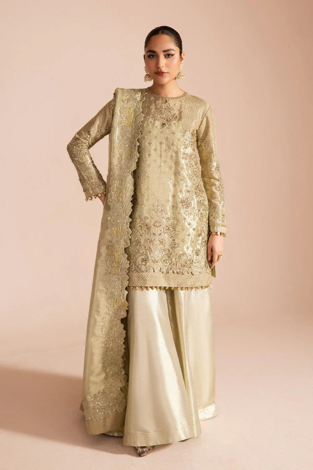 Maryum N Maria | Iris Formals | DALBIR - MW40009 - Aqsa Fabrics