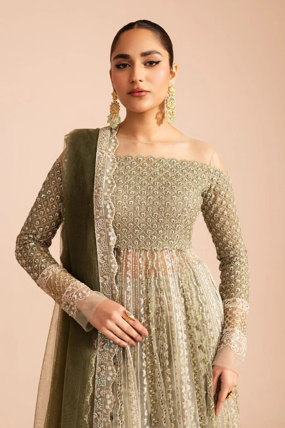 Maryum N Maria | Iris Formals | KATRI - MW40010 - Aqsa Fabrics