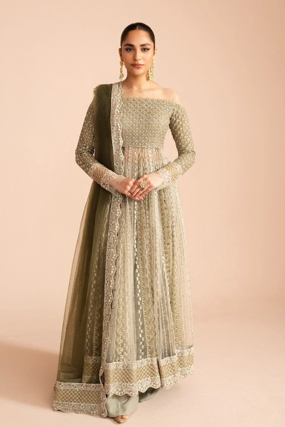 Maryum N Maria | Iris Formals | KATRI - MW40010 - Aqsa Fabrics