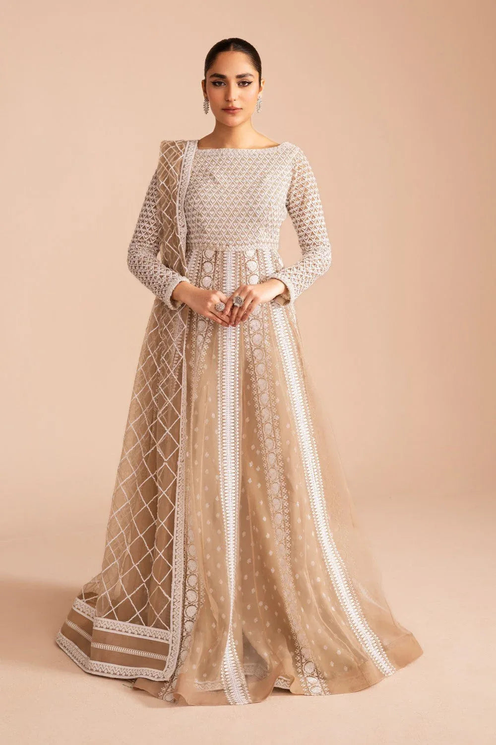 Maryum N Maria | Iris Formals | CHUNI - MW40012 - Aqsa Fabrics