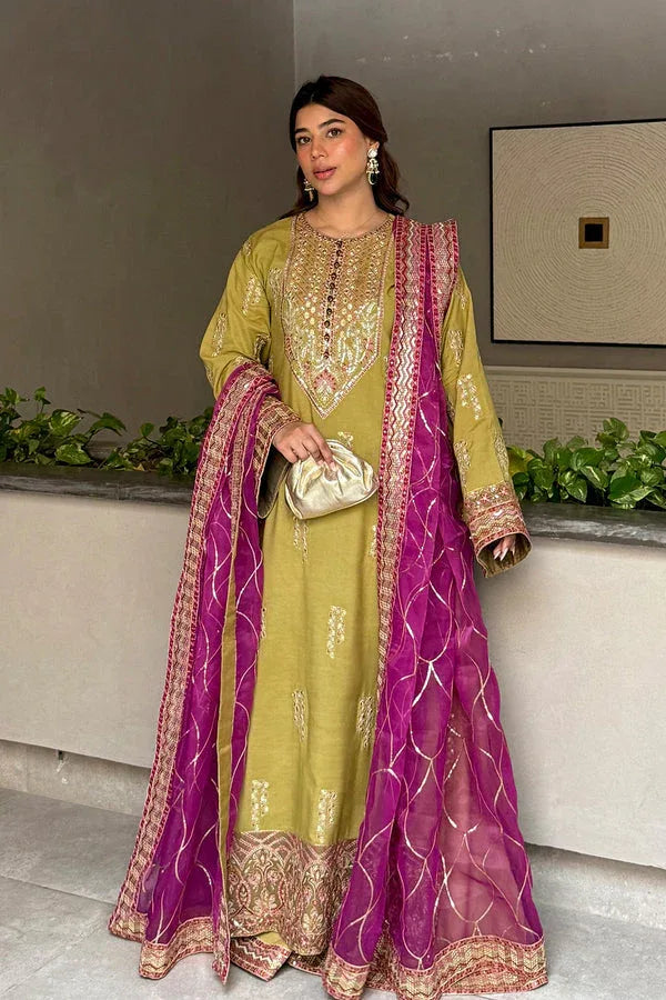 Maryum N Maria | Farisha Formals | MAELLE - MW40091 - Aqsa Fabrics