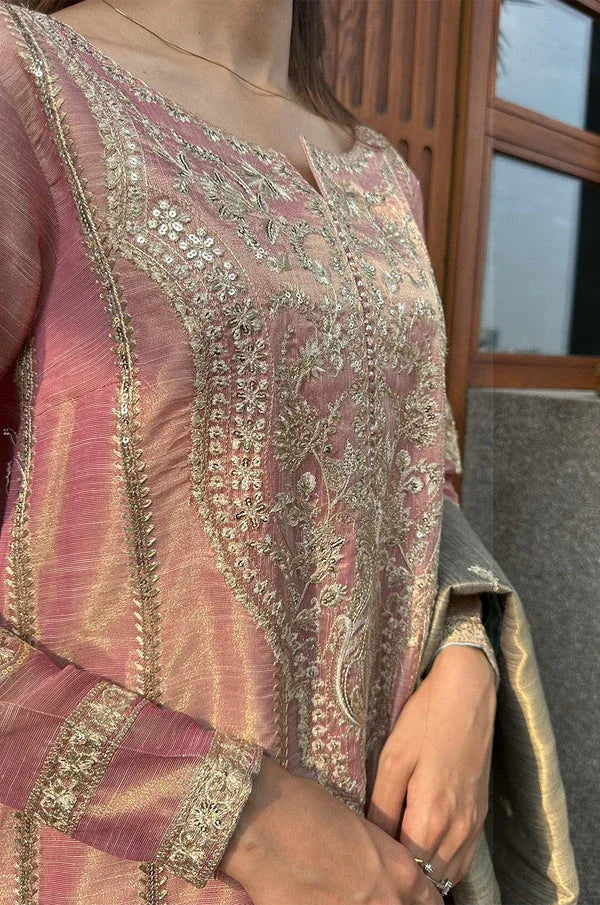 Maryum N Maria | Farisha Formals | OCEANE - MW40092 - Aqsa Fabrics