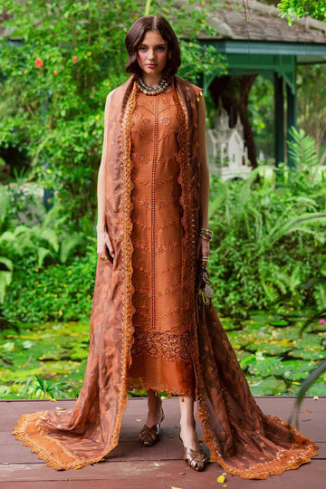 Marjjan | Bella Karandi 25 | MWK-37 A (RUST) - Aqsa Fabrics
