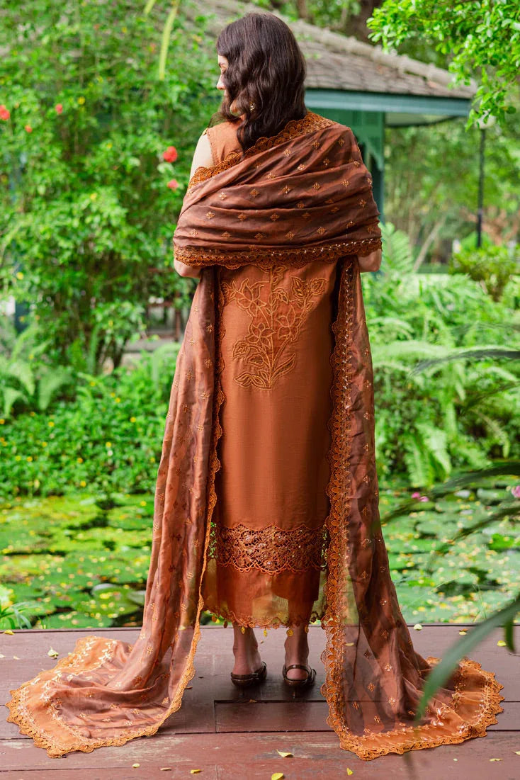 Marjjan | Bella Karandi 25 | MWK-37 A (RUST) - Aqsa Fabrics