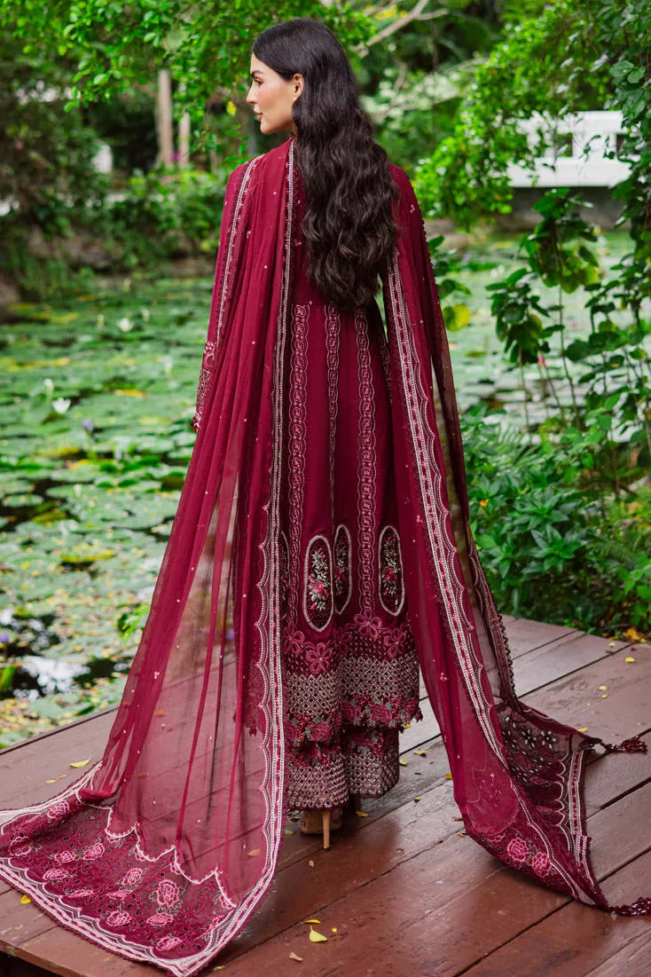 Marjjan | Bella Karandi 25 |MWK-39 A (MEHROON) - Aqsa Fabrics