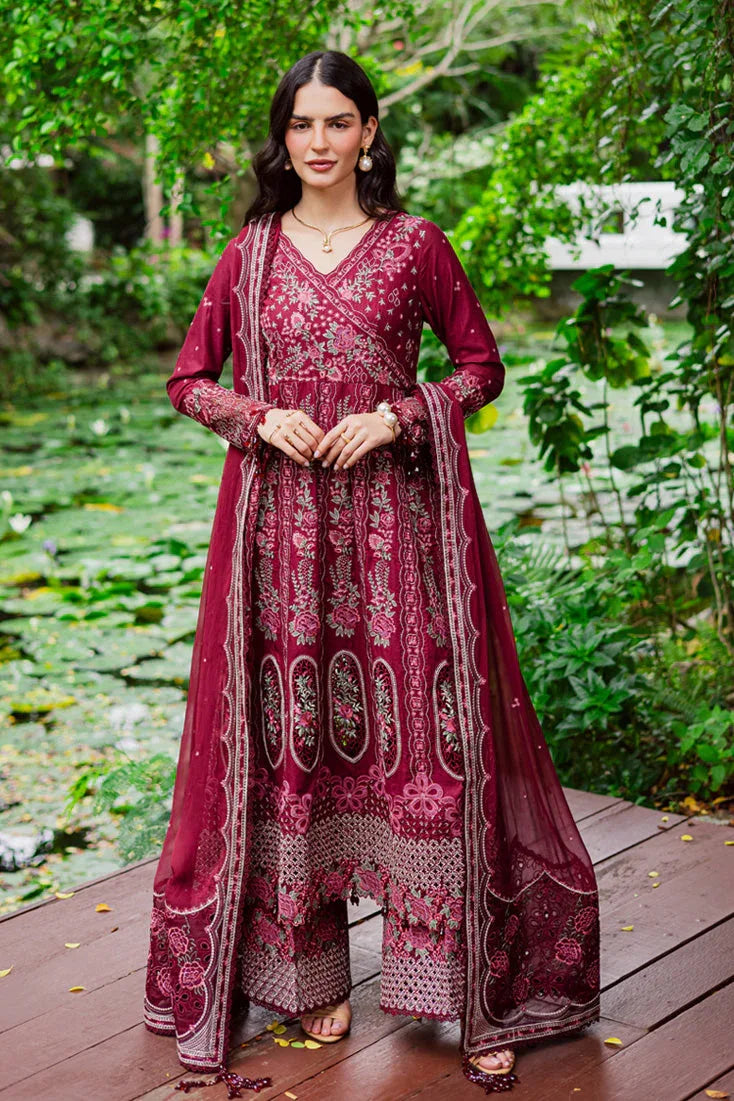 Marjjan | Bella Karandi 25 |MWK-39 A (MEHROON) - Aqsa Fabrics