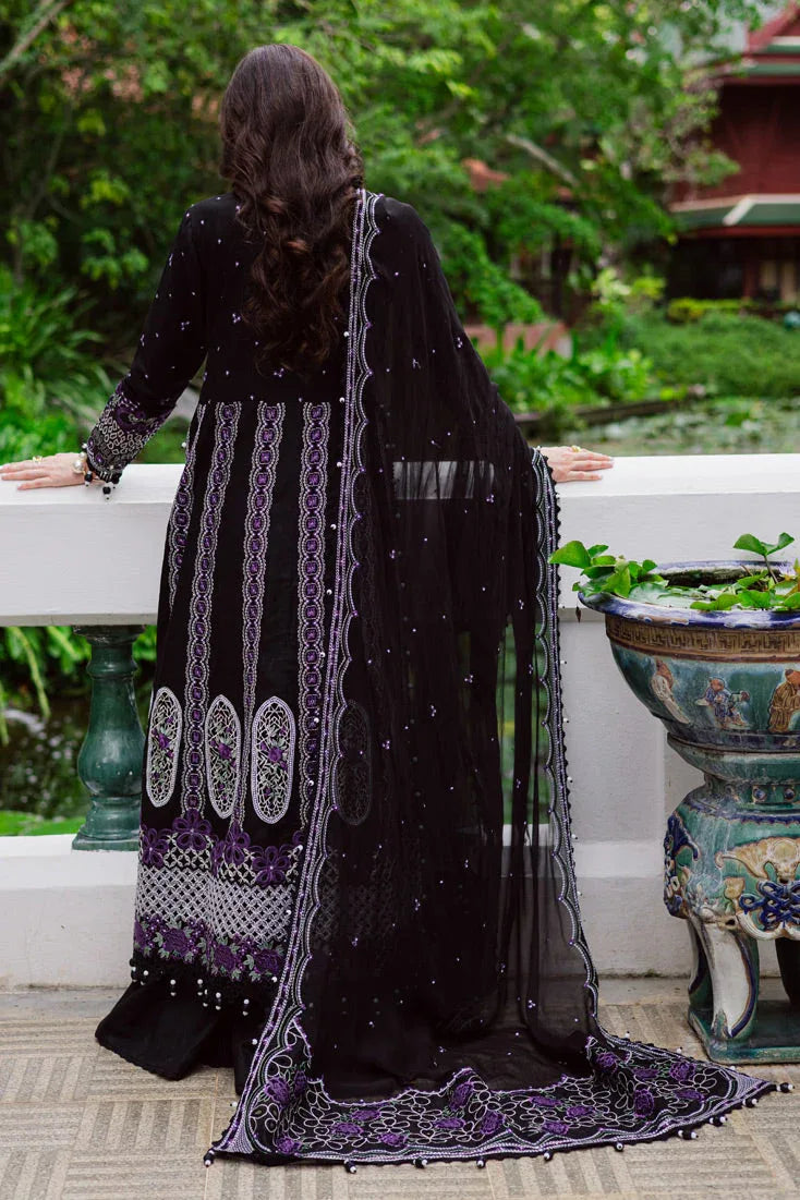 Marjjan | Bella Karandi 25 | MWK-39 B (BLACK) - Aqsa Fabrics