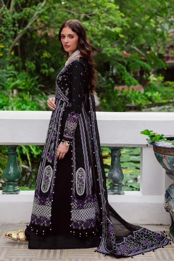 Marjjan | Bella Karandi 25 | MWK-39 B (BLACK) - Aqsa Fabrics