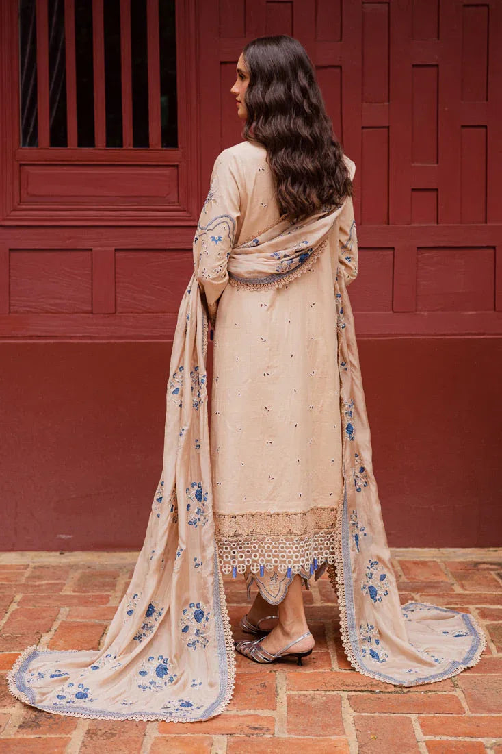 Marjjan | Bella Karandi 25 | MWK-40 B (SKIN) - Aqsa Fabrics