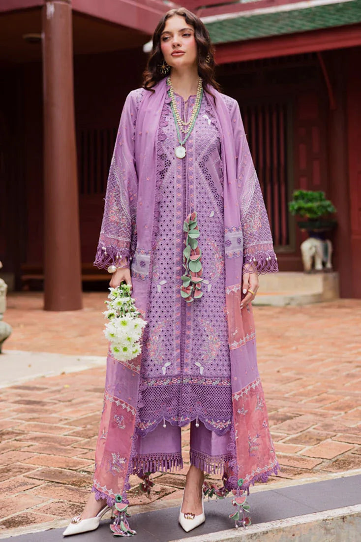 Marjjan | Bella Karandi 25 | MWK-41 A (LIGHT PURPLE) - Aqsa Fabrics