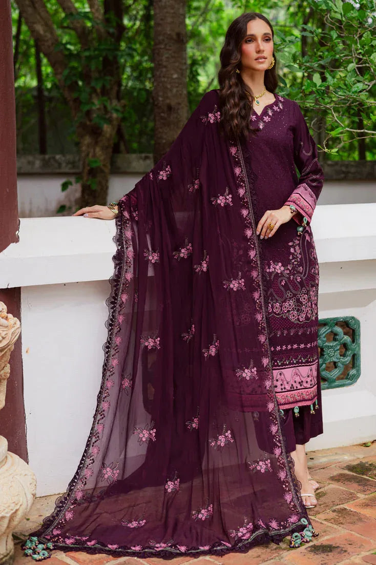 Marjjan | Bella Karandi 25 |MWK-42 B (MAGENTA) - Aqsa Fabrics