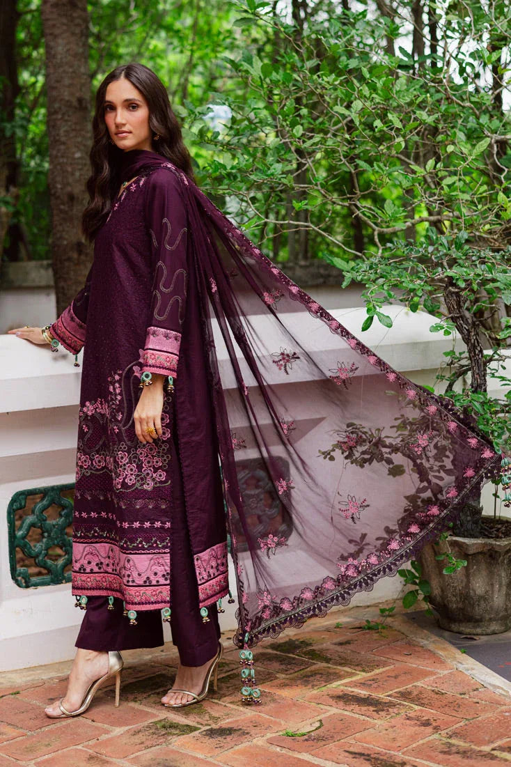 Marjjan | Bella Karandi 25 |MWK-42 B (MAGENTA) - Aqsa Fabrics