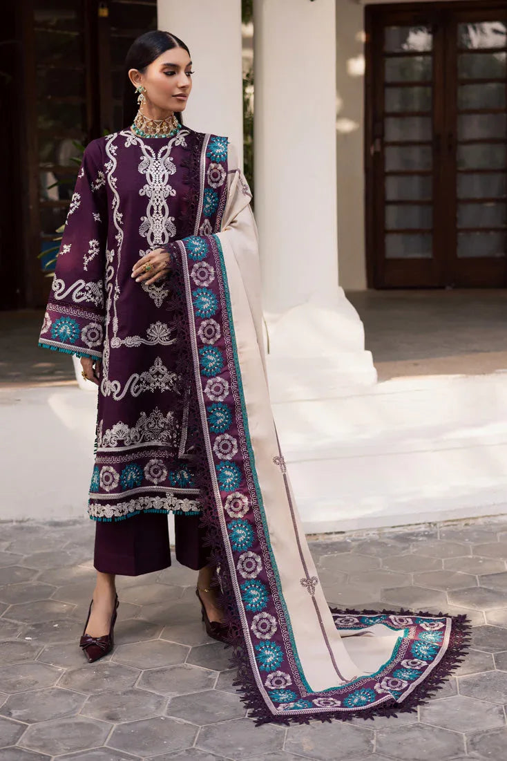 Marjjan | Rawaj Luxe | MWK-84 (RUHAB) - Aqsa Fabrics
