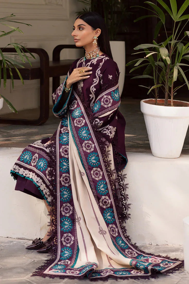 Marjjan | Rawaj Luxe | MWK-84 (RUHAB) - Aqsa Fabrics