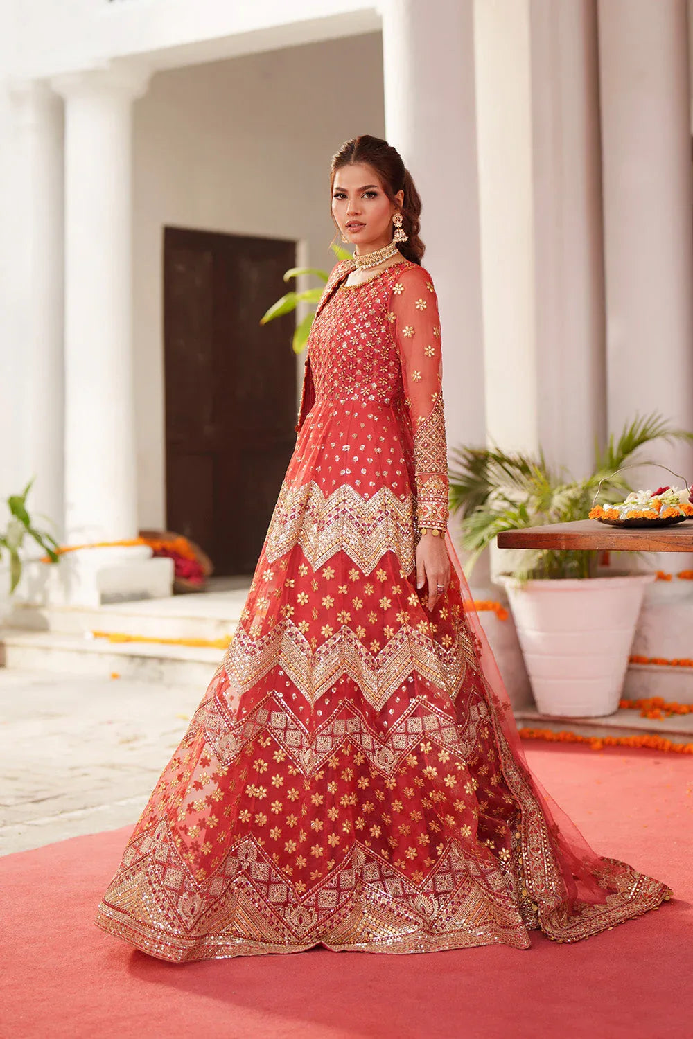 Maryum N Maria | Husn Wedding Formals | AGNI - MWS5637 - Aqsa Fabrics