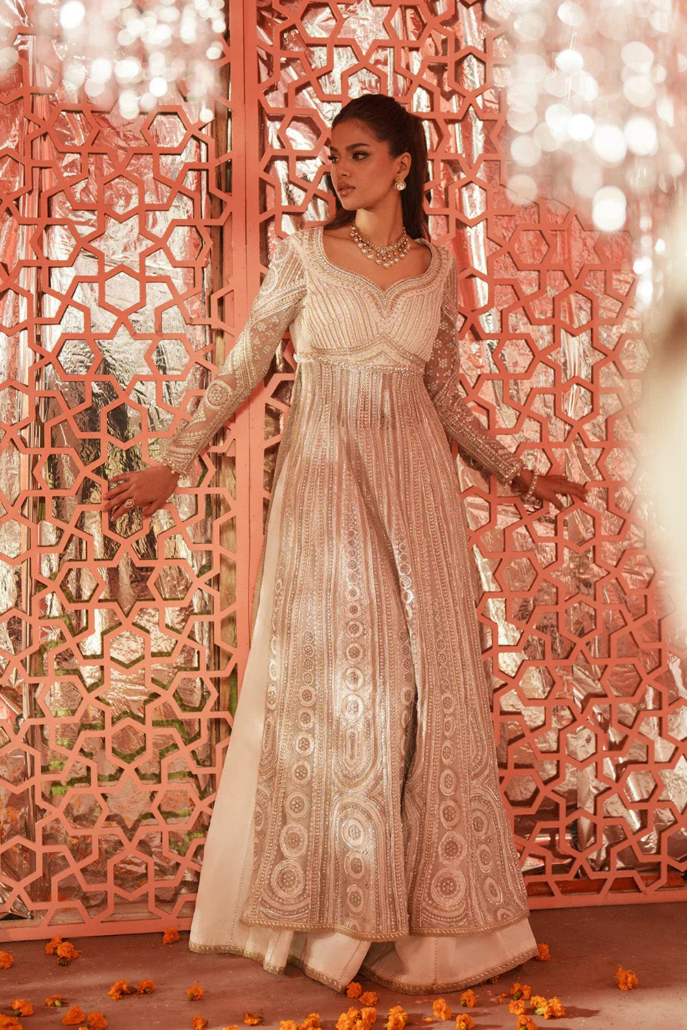 Maryum N Maria | Husn Wedding Formals | NOOR MAHAL - MWS5641 - Aqsa Fabrics