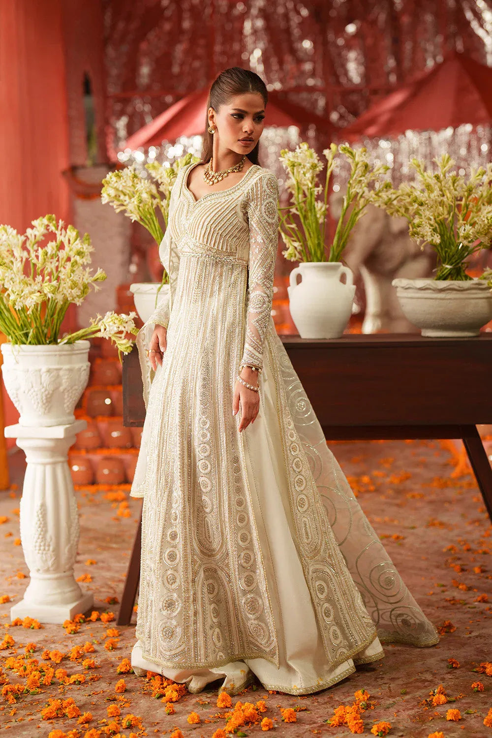 Maryum N Maria | Husn Wedding Formals | NOOR MAHAL - MWS5641 - Aqsa Fabrics