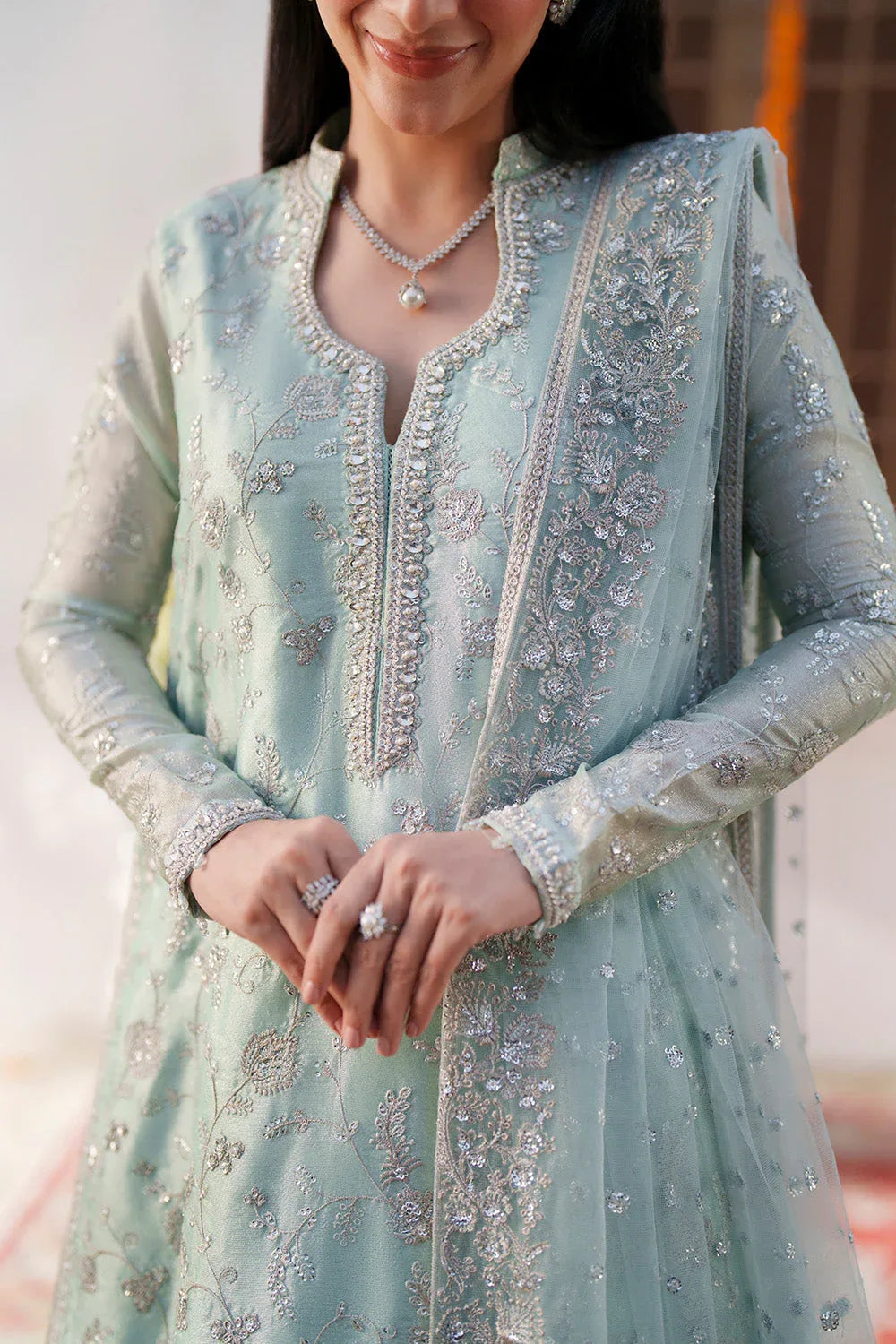 Maryum N Maria | Husn Wedding Formals | PARIWAR - MWS5642 - Aqsa Fabrics