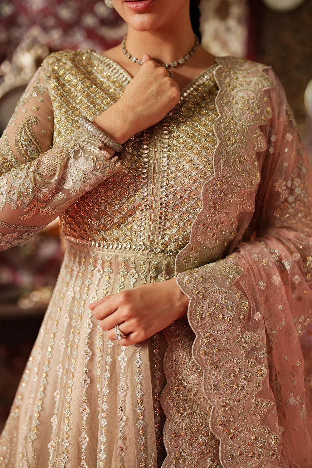 Maryum N Maria | Husn Wedding Formals | AZAL - MWS5643 - Aqsa Fabrics