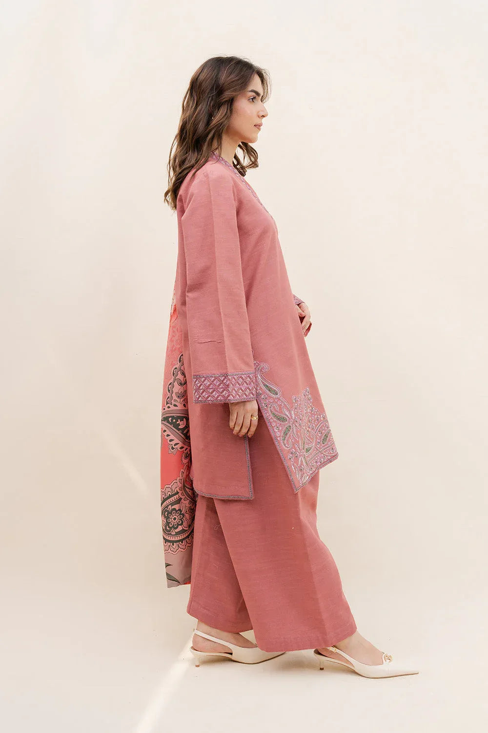 Maryum N Maria | Latte Layers Pret | MOCHA MIST - MWS5815 - Aqsa Fabrics