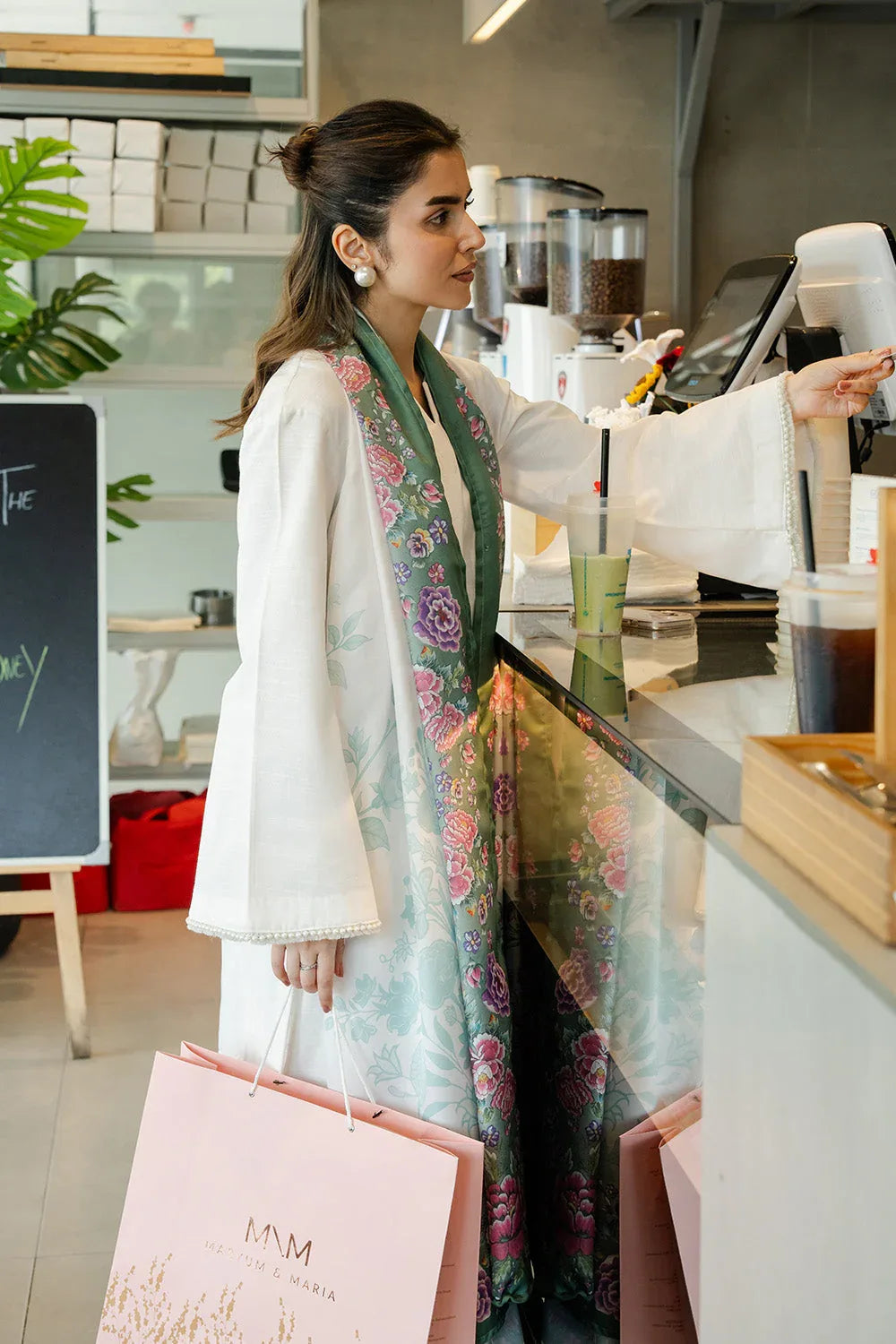 Maryum N Maria | Latte Layers Pret | CARAMEL DRIFT - MWS5817 - Aqsa Fabrics