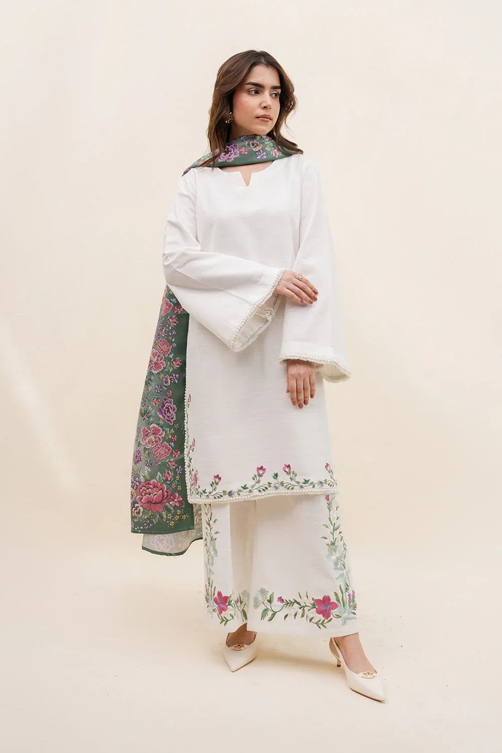 Maryum N Maria | Latte Layers Pret | CARAMEL DRIFT - MWS5817 - Aqsa Fabrics
