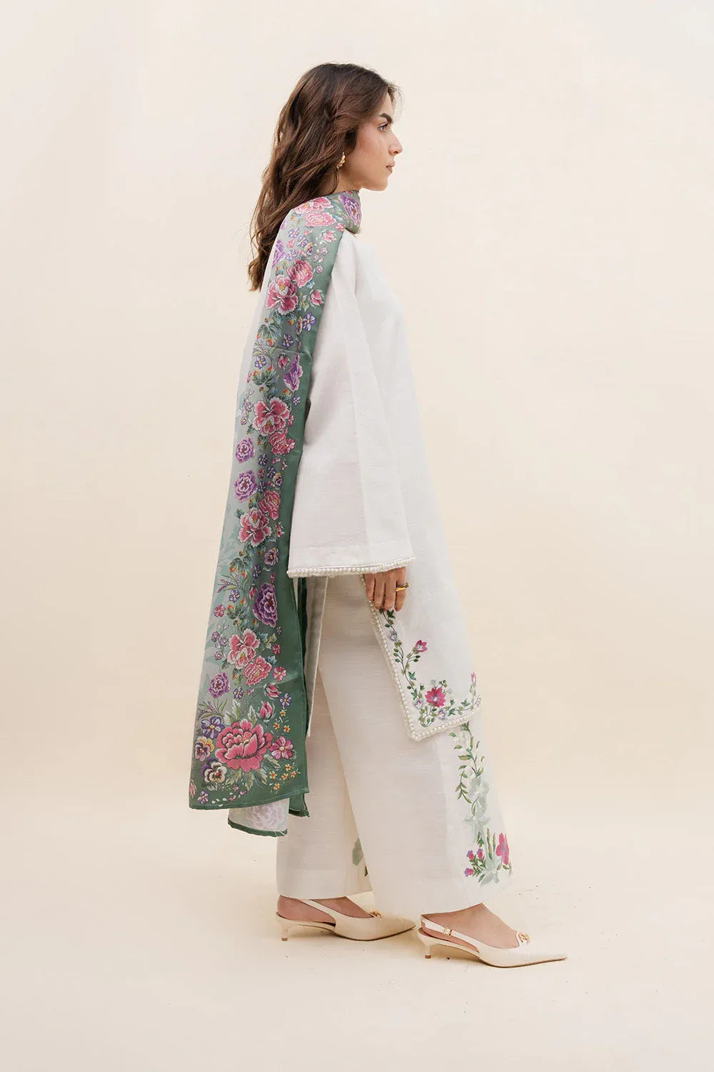 Maryum N Maria | Latte Layers Pret | CARAMEL DRIFT - MWS5817 - Aqsa Fabrics