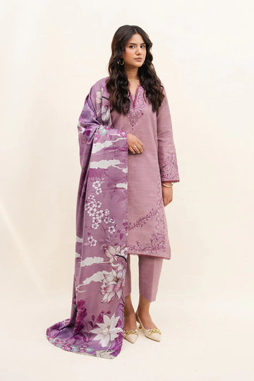 Maryum N Maria | Latte Layers Pret | SANDED SOUL - MWS5819 - Aqsa Fabrics