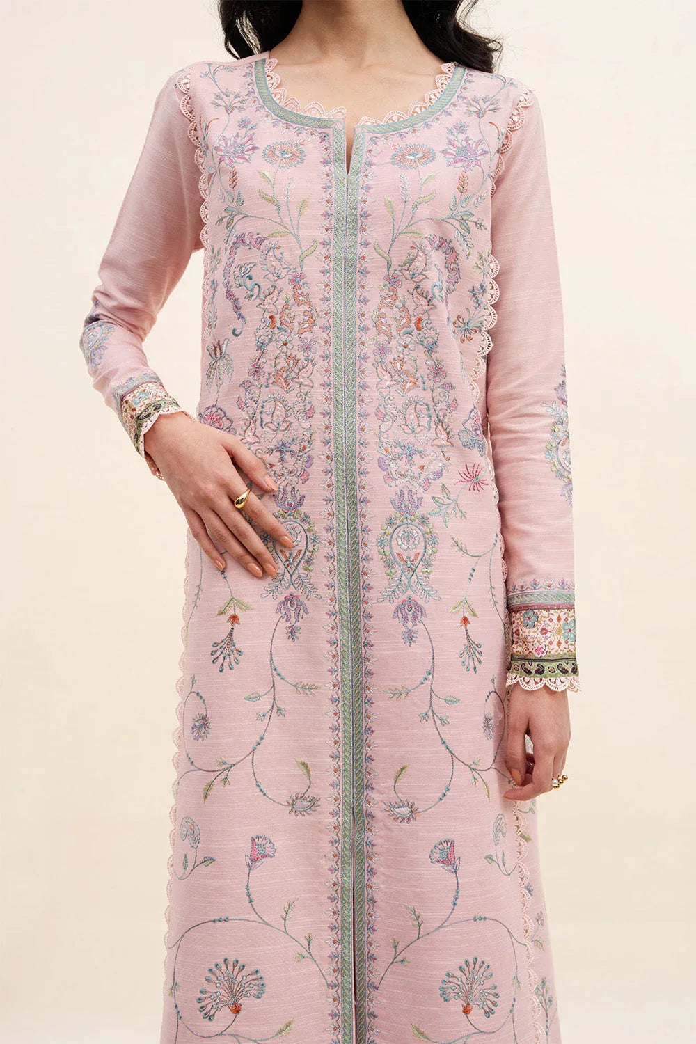 Maryum N Maria | Latte Layers Pret | ESPRESSO EASE - MWS5821 - Aqsa Fabrics