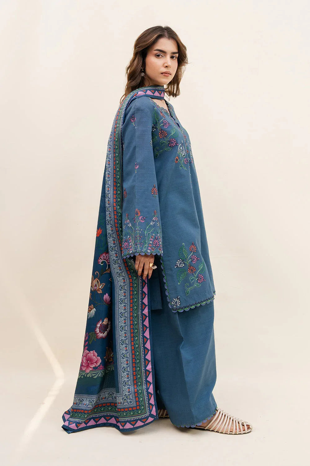 Maryum N Maria | Latte Layers Pret | VELVET FOAM - MWS5822 - Aqsa Fabrics