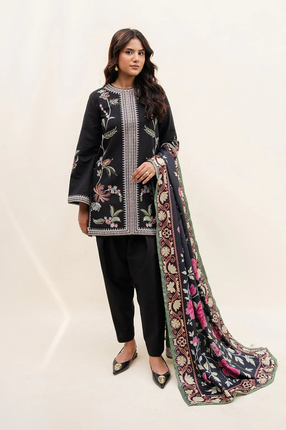 Maryum N Maria | Latte Layers Pret | HAZEL HAZE - MWS5823 - Aqsa Fabrics