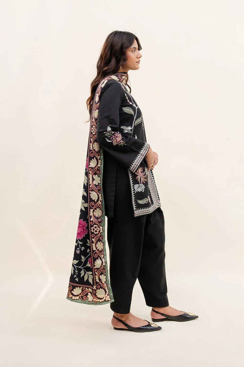 Maryum N Maria | Latte Layers Pret | HAZEL HAZE - MWS5823 - Aqsa Fabrics