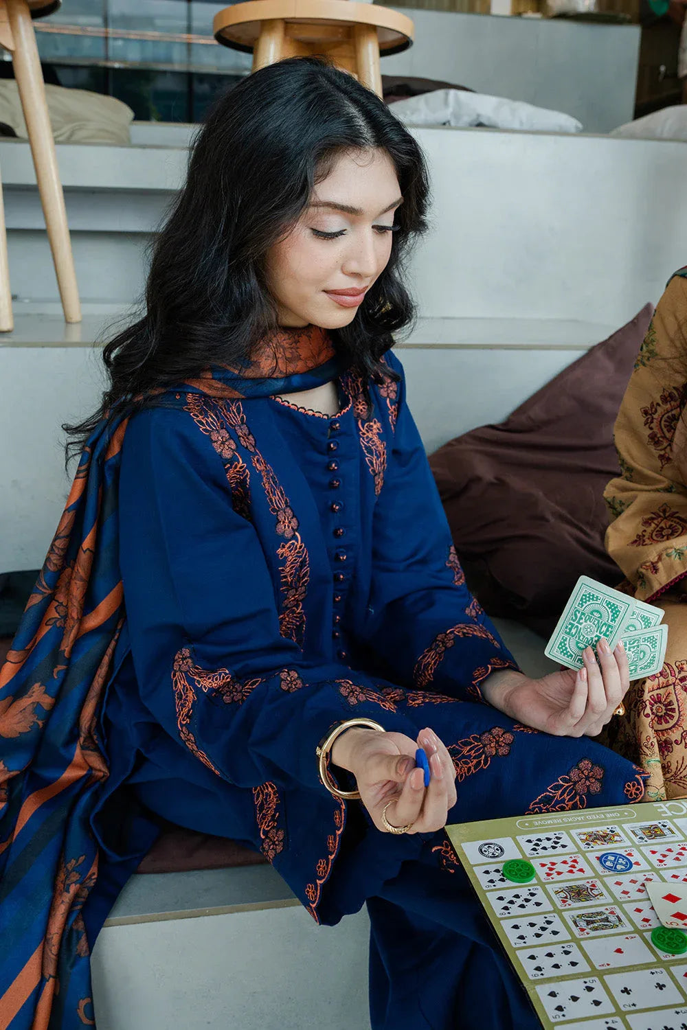 Maryum N Maria | Latte Layers Pret | ALMOND VEIL - MWS5826 - Aqsa Fabrics