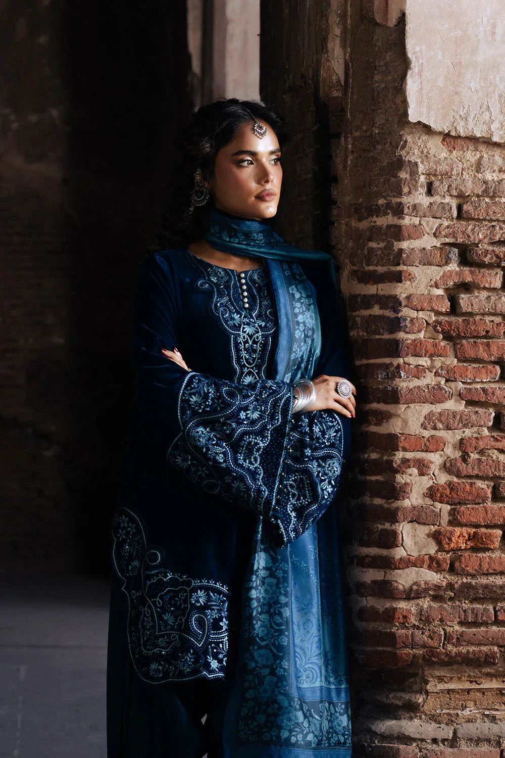 Maryum N Maria | Gulshan e Makhmal | CAPUCINE - MWS5888 - Aqsa Fabrics