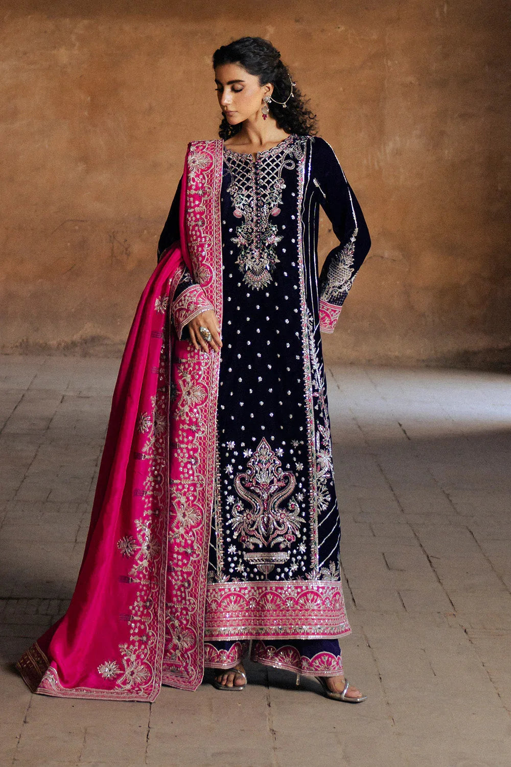 Maryum N Maria | Gulshan e Makhmal | FÉLICITÉ - MWS5890 - Aqsa Fabrics