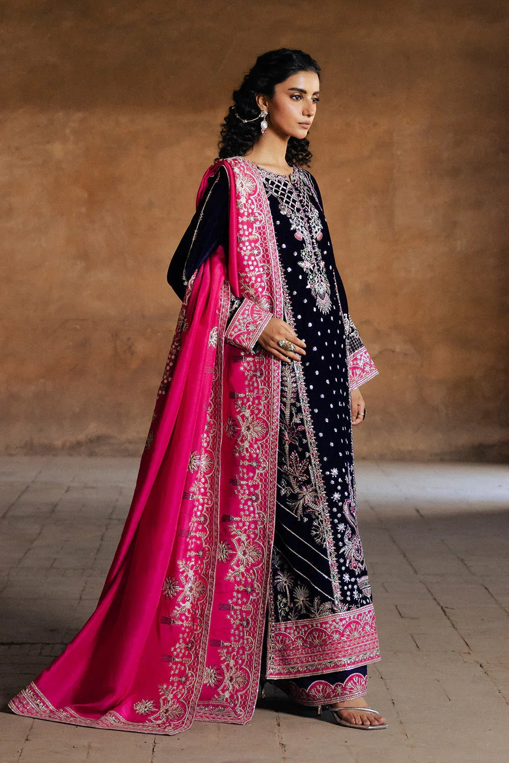 Maryum N Maria | Gulshan e Makhmal | FÉLICITÉ - MWS5890 - Aqsa Fabrics