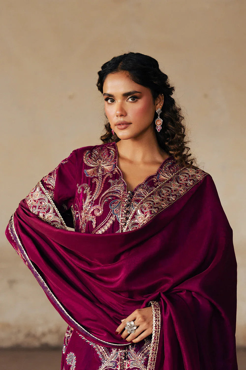 Maryum N Maria | Gulshan e Makhmal | GAËLLE - MWS5891 - Aqsa Fabrics