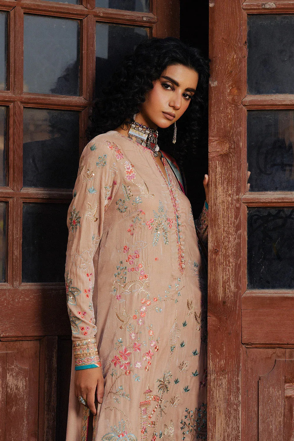 Maryum N Maria | Gulshan e Makhmal | LÉONTINE - MWS5894 - Aqsa Fabrics