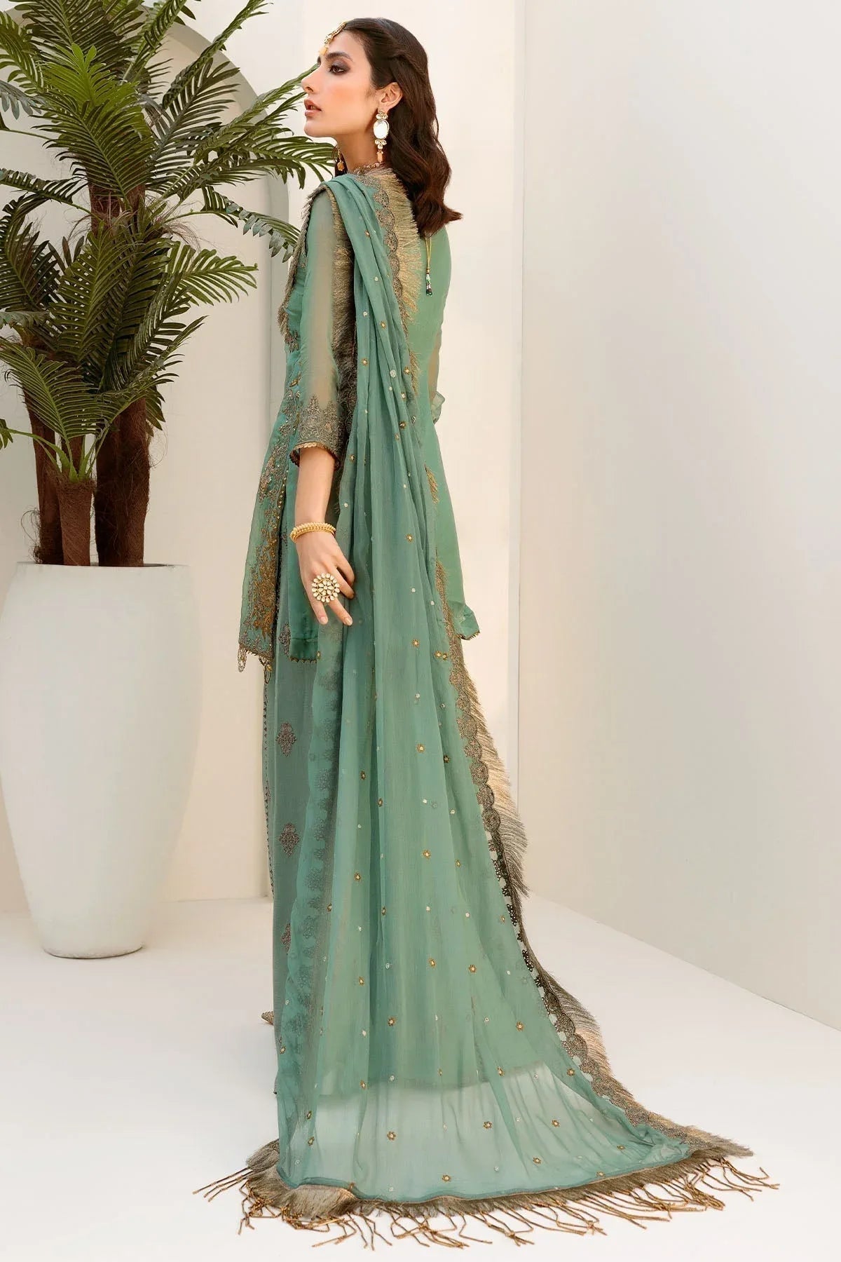 Motifz | Luxury Formals |3188-MINT-HINT - Aqsa Fabrics