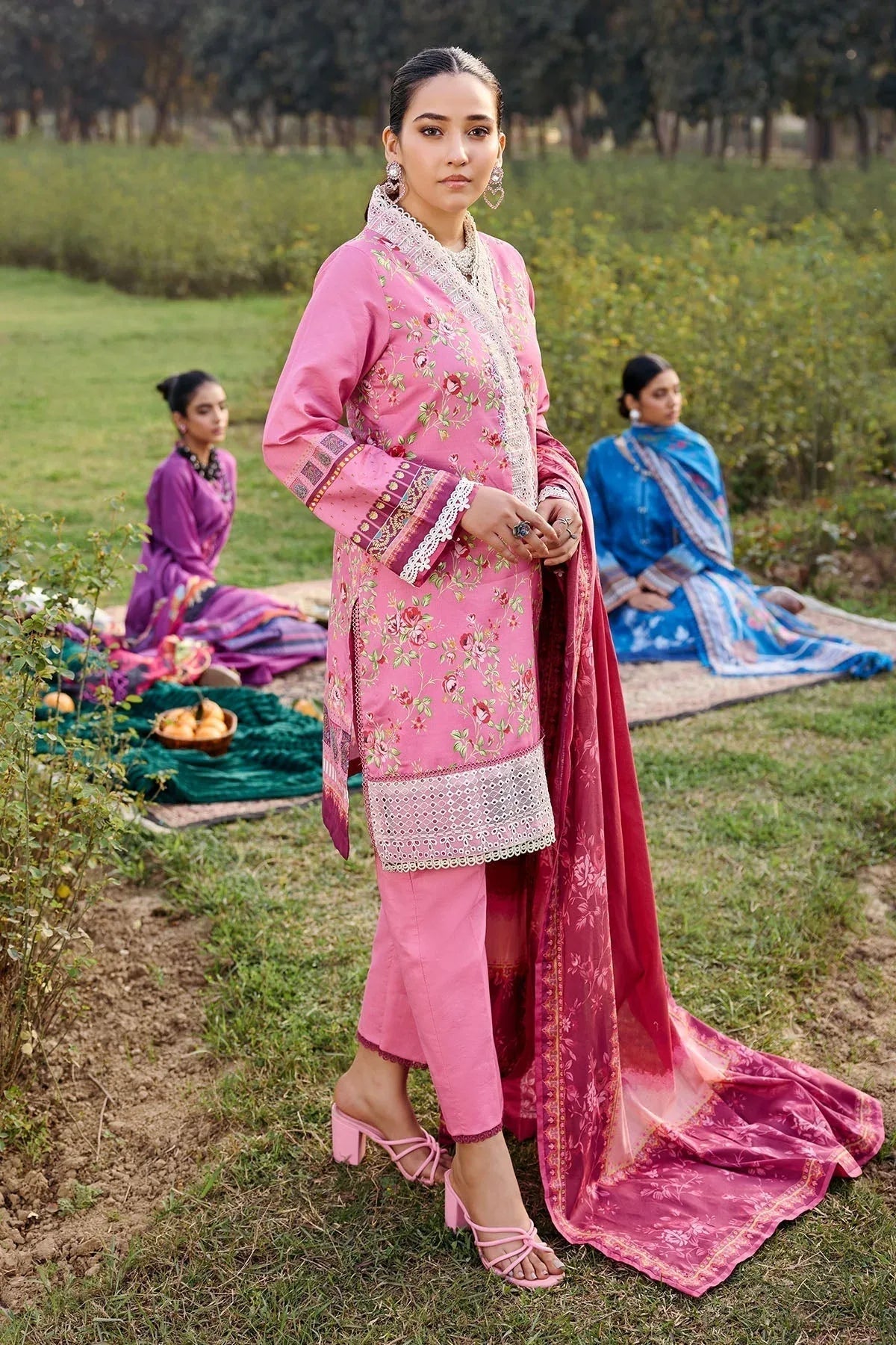 Motifz | Umang Lawn | 3552-BEYZA - Aqsa Fabrics