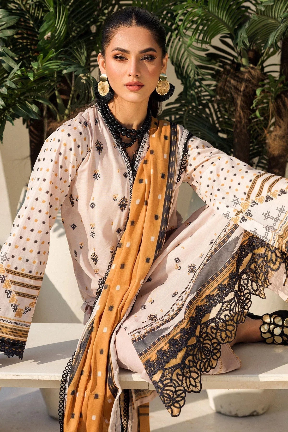 Motifz | Umang Lawn | 4632-PURVAI - Aqsa Fabrics