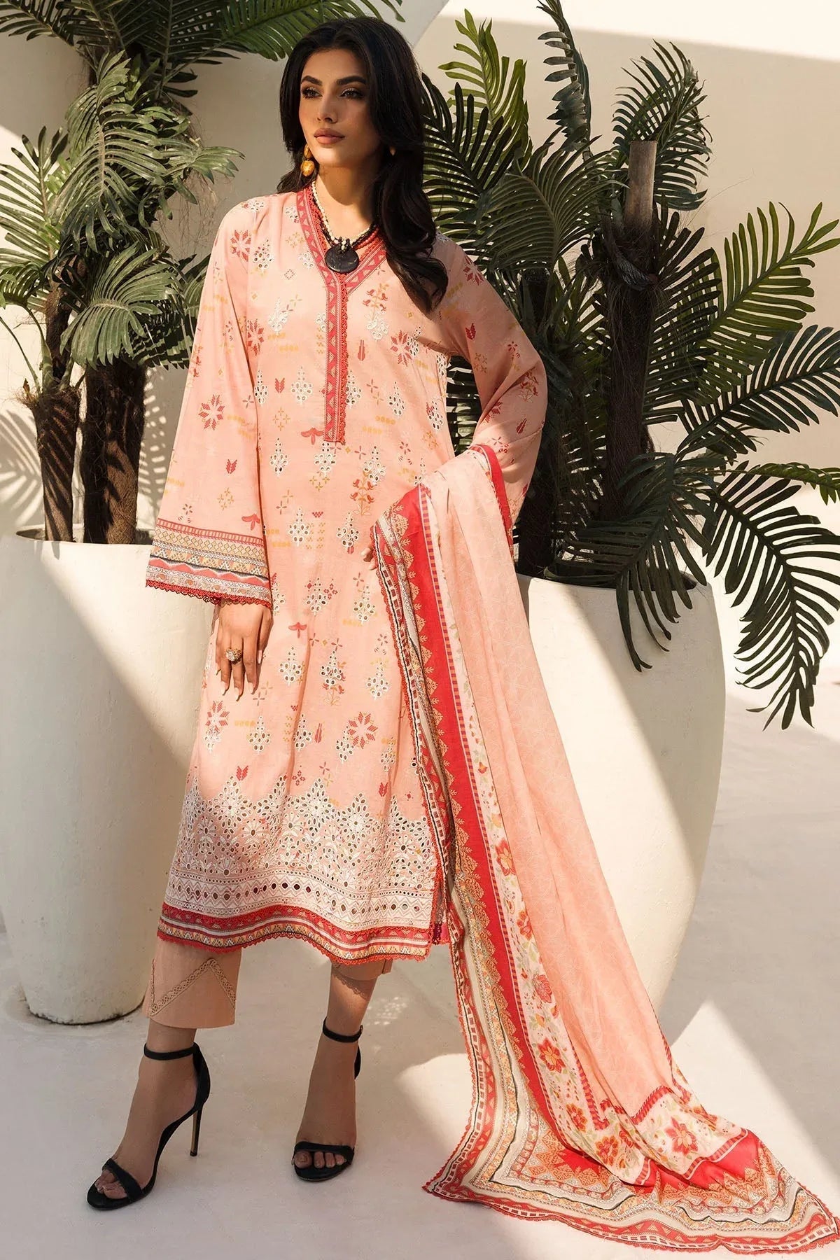Motifz | Umang Lawn | 4639-NEELKAMAL - Aqsa Fabrics