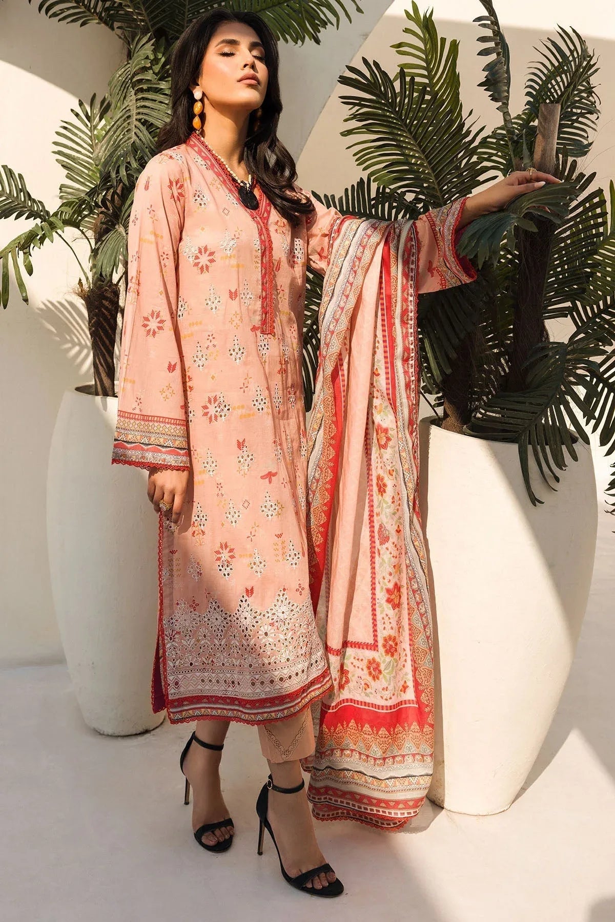 Motifz | Umang Lawn | 4639-NEELKAMAL - Aqsa Fabrics