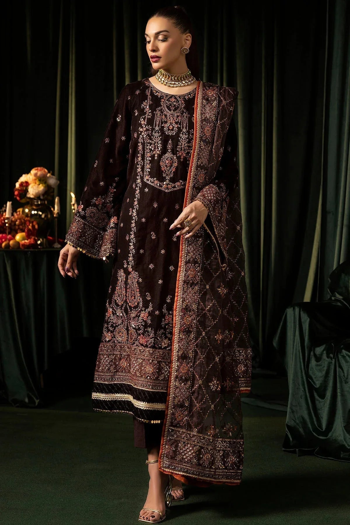 Motifz | Velvet Formals | 5091-AAHANA - Aqsa Fabrics